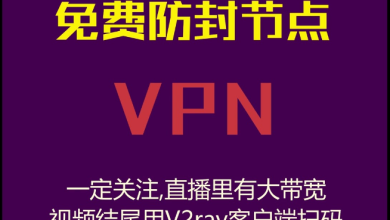 免费的中文 v2ray vpn